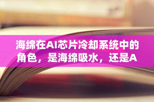 海绵在AI芯片冷却系统中的角色，是海绵吸水，还是AI吸算力？