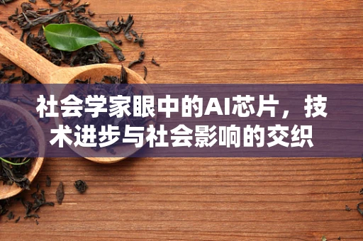 社会学家眼中的AI芯片，技术进步与社会影响的交织