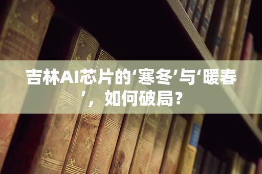 吉林AI芯片的‘寒冬’与‘暖春’，如何破局？