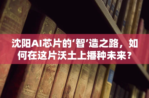 沈阳AI芯片的‘智’造之路，如何在这片沃土上播种未来？