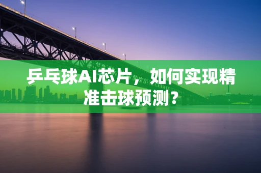 乒乓球AI芯片，如何实现精准击球预测？