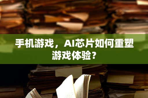 手机游戏，AI芯片如何重塑游戏体验？