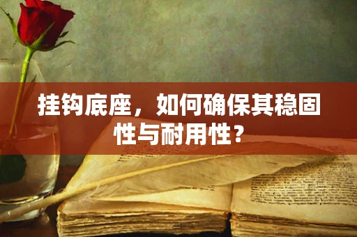 挂钩底座，如何确保其稳固性与耐用性？