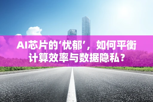 AI芯片的‘忧郁’，如何平衡计算效率与数据隐私？