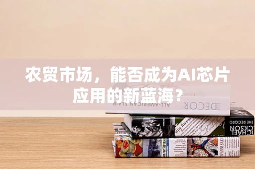 农贸市场，能否成为AI芯片应用的新蓝海？