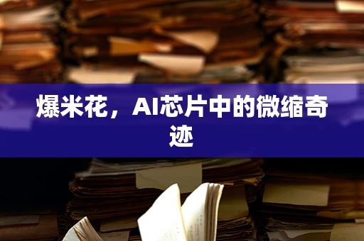 爆米花，AI芯片中的微缩奇迹