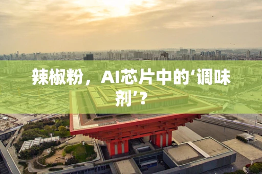 辣椒粉，AI芯片中的‘调味剂’？