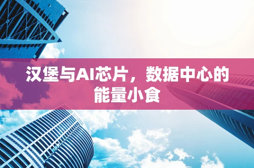 汉堡与AI芯片，数据中心的能量小食