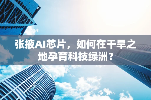 张掖AI芯片，如何在干旱之地孕育科技绿洲？