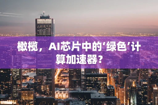 橄榄，AI芯片中的‘绿色’计算加速器？