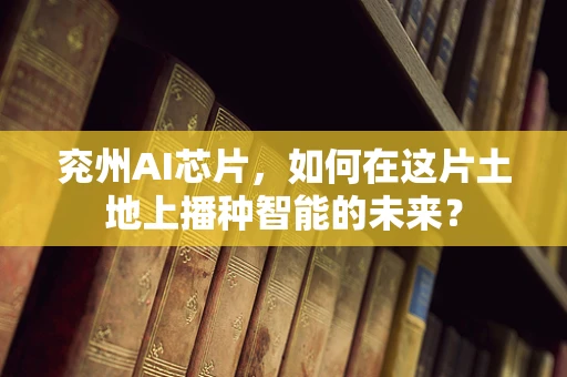 兖州AI芯片，如何在这片土地上播种智能的未来？