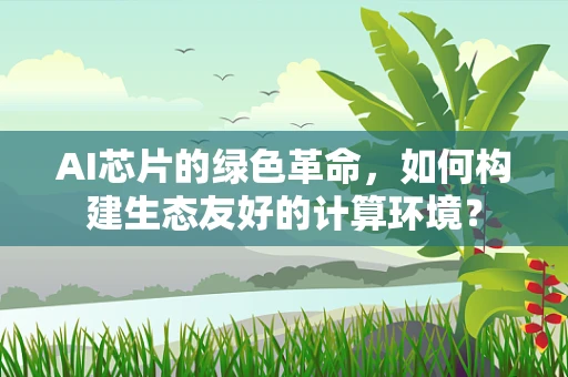 AI芯片的绿色革命，如何构建生态友好的计算环境？