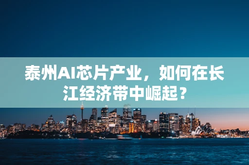 泰州AI芯片产业，如何在长江经济带中崛起？