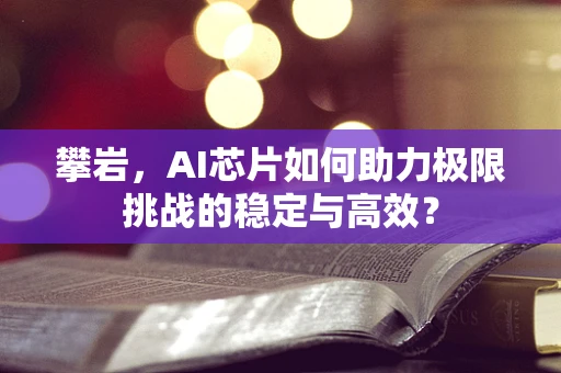攀岩，AI芯片如何助力极限挑战的稳定与高效？