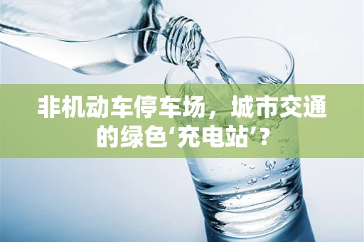 非机动车停车场，城市交通的绿色‘充电站’？