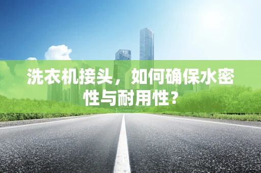 洗衣机接头，如何确保水密性与耐用性？