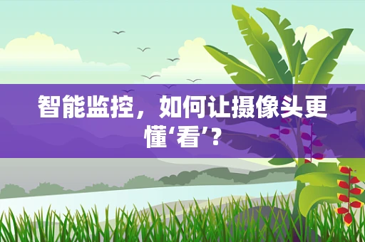 智能监控，如何让摄像头更懂‘看’？