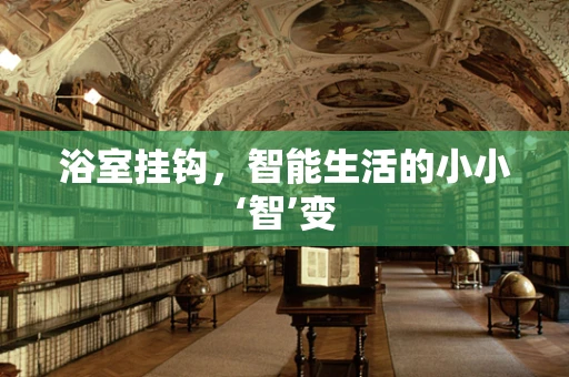 浴室挂钩，智能生活的小小‘智’变