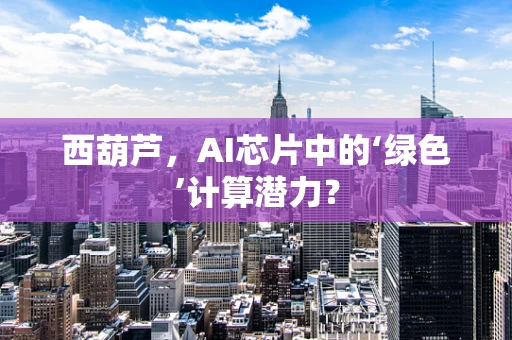 西葫芦，AI芯片中的‘绿色’计算潜力？