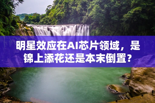 明星效应在AI芯片领域，是锦上添花还是本末倒置？