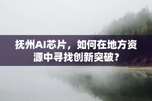 抚州AI芯片，如何在地方资源中寻找创新突破？