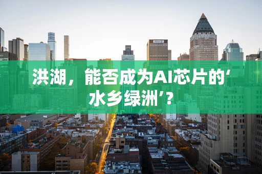 洪湖，能否成为AI芯片的‘水乡绿洲’？