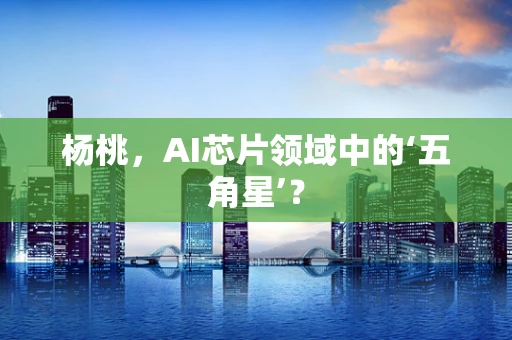 杨桃，AI芯片领域中的‘五角星’？