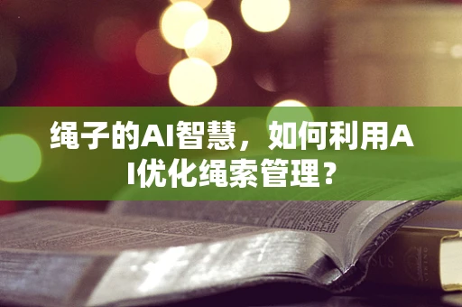 绳子的AI智慧，如何利用AI优化绳索管理？
