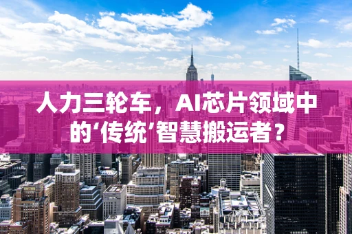 人力三轮车，AI芯片领域中的‘传统’智慧搬运者？
