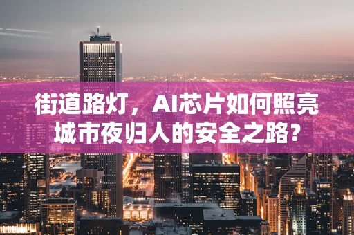 街道路灯，AI芯片如何照亮城市夜归人的安全之路？