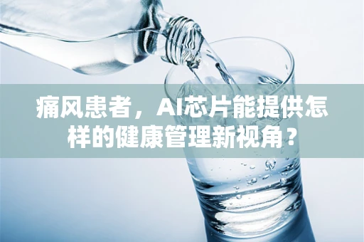 痛风患者，AI芯片能提供怎样的健康管理新视角？