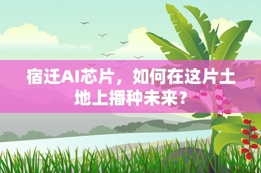 宿迁AI芯片，如何在这片土地上播种未来？