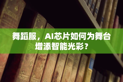 舞蹈服，AI芯片如何为舞台增添智能光彩？