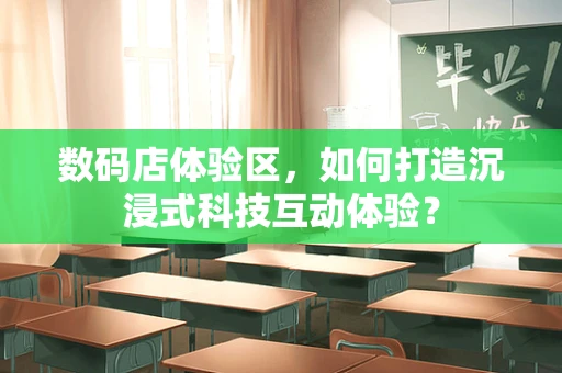 数码店体验区，如何打造沉浸式科技互动体验？