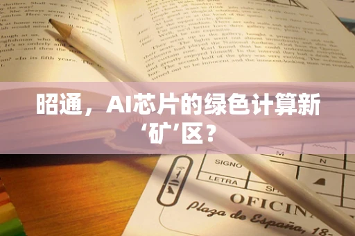 昭通，AI芯片的绿色计算新‘矿’区？